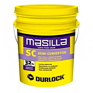 balde 32 kg masilla durlock SC semicubierto